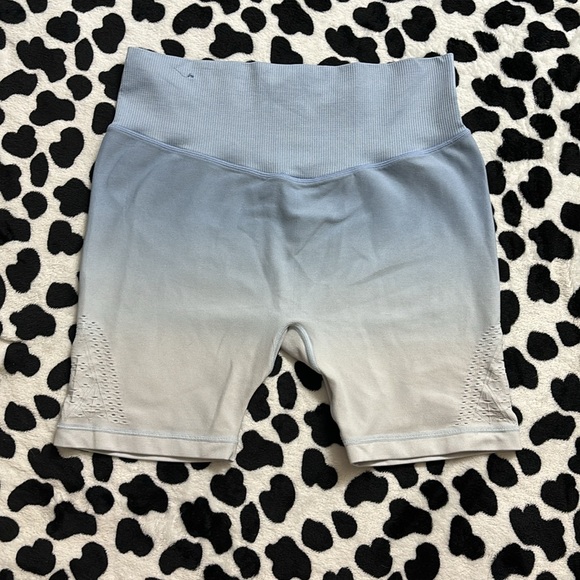 PINK SPORT BLUE OMBRÉ SHORTS - Picture 2 of 7